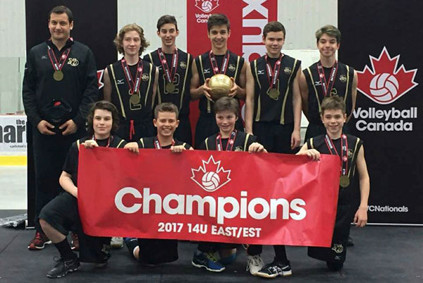 Le Noir Et Or Champion De L’Est Du Canada En 14 Ans Masculin!