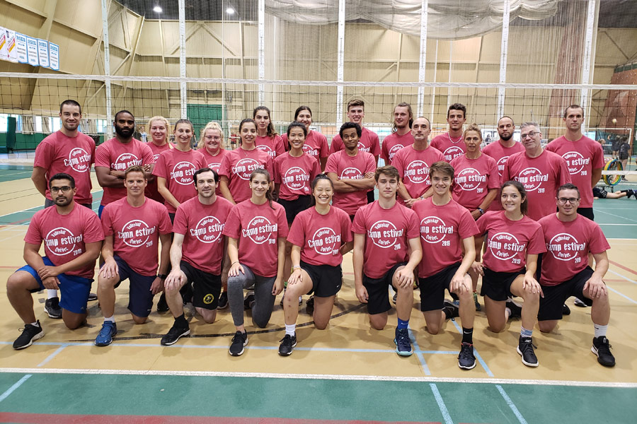 Photo Caroline Daoust
Les Entraîneurs De La Première Semaine Du Camp Estival De Volleyball De Volleyball Québec 2019.