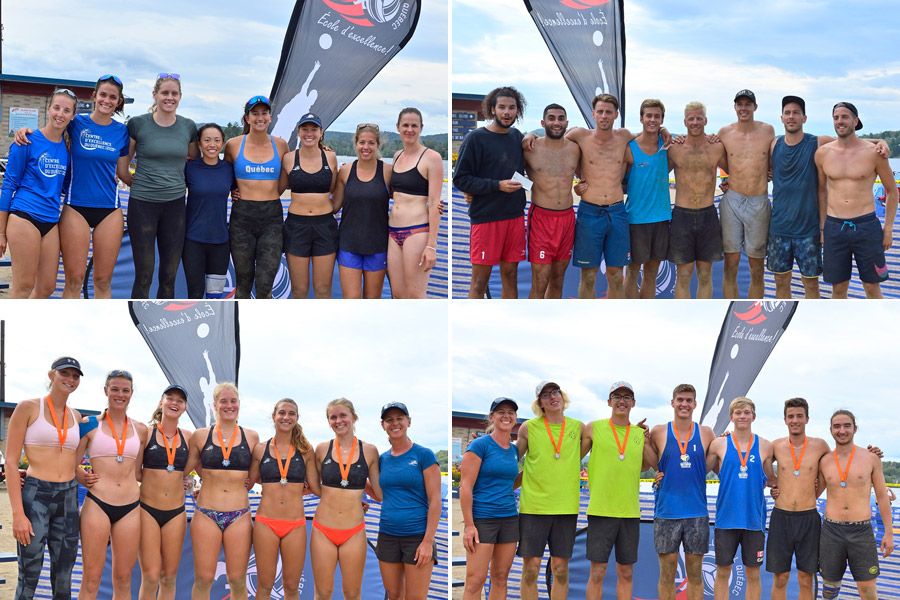 Neuf Duos Sont Couronnés Champions Québécois De Volleyball De Plage
