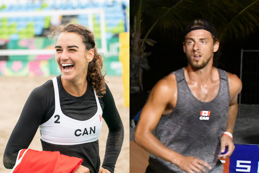 Six Volleyeurs De Plage Du Québec Au Sein Des Programmes De Volleyball Canada