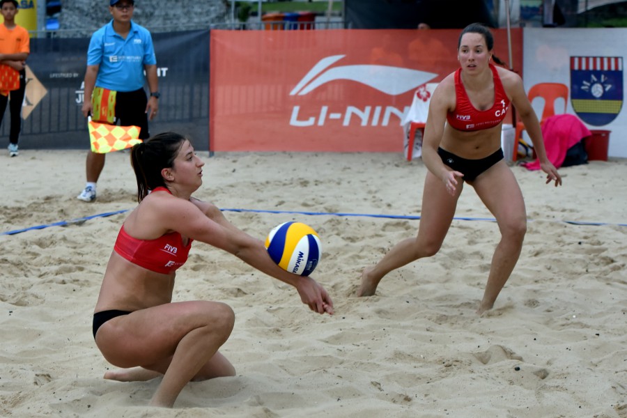 PRO Sarah Jeanne Meunier Bedard Helene Rancourt – FIVB – Malaisie